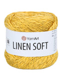GOLDEN MUSTARD YarnArt Linen Soft Yarn – Cotton Linen Blend Knitting & Crochet Yarn - DK weight (Light #3) YarnArt Linen Soft Yarn – Cotton Linen Blend Knitting & Crochet Yarn - DK weight (Light #3)