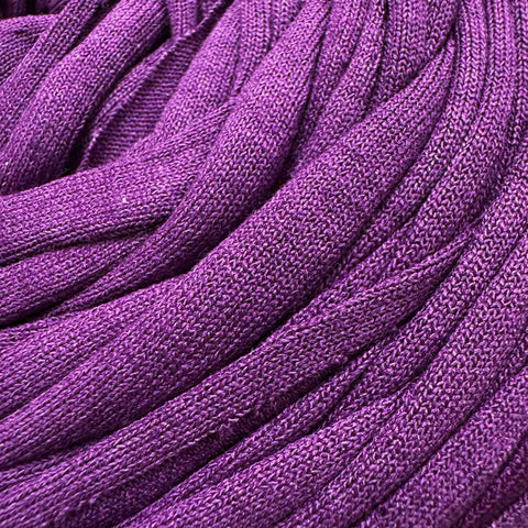 IMPERIAL PURPLE YarnArt Maccheroni Fabric Strip T-Shirt Yarn for Crochet & Knitting YarnArt Maccheroni Fabric Strip T-Shirt Yarn for Crochet & Knitting