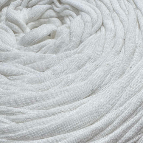 OFF WHITE YarnArt Maccheroni Fabric Strip T-Shirt Yarn for Crochet & Knitting YarnArt Maccheroni Fabric Strip T-Shirt Yarn for Crochet & Knitting