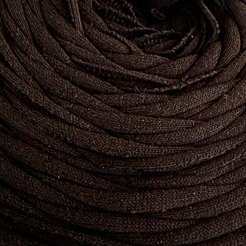 DARK BROWN YarnArt Maccheroni Fabric Strip T-Shirt Yarn for Crochet & Knitting YarnArt Maccheroni Fabric Strip T-Shirt Yarn for Crochet & Knitting