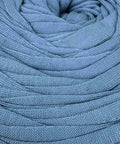 CADET BLUE YarnArt Maccheroni Fabric Strip T-Shirt Yarn for Crochet & Knitting YarnArt Maccheroni Fabric Strip T-Shirt Yarn for Crochet & Knitting