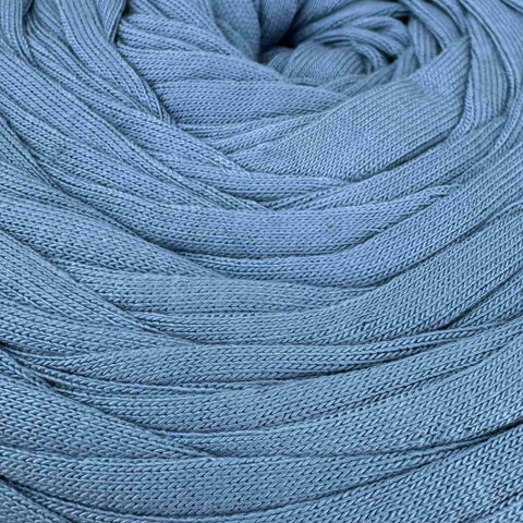 CADET BLUE YarnArt Maccheroni Fabric Strip T-Shirt Yarn for Crochet & Knitting YarnArt Maccheroni Fabric Strip T-Shirt Yarn for Crochet & Knitting
