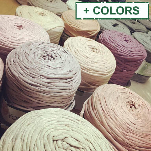 YarnArt Maccheroni Fabric Strip Yarn | T-Shirt Yarn for Crochet & Knitting YarnArt Maccheroni Fabric Strip Yarn | T-Shirt Yarn for Crochet & Knitting