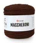 BROWN YarnArt Maccheroni Fabric Strip Yarn | T-Shirt Yarn for Crochet & Knitting YarnArt Maccheroni Fabric Strip Yarn | T-Shirt Yarn for Crochet & Knitting