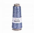 BLUE SEQUIN YarnArt Paillettes Yarn 50g | Sequined Fancy Knitting Yarn, Super Fine/Lace Yarn Weight (Weight 0) YarnArt Paillettes Yarn 50g | Sequined Fancy Knitting Yarn, Super Fine/Lace Yarn Weight (Weight 0)