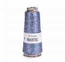 BLUE SEQUIN YarnArt Paillettes Yarn 50g | Sequined Fancy Knitting Yarn, Super Fine/Lace Yarn Weight (Weight 0) YarnArt Paillettes Yarn 50g | Sequined Fancy Knitting Yarn, Super Fine/Lace Yarn Weight (Weight 0)