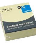 Yellow Cube Sticky Notes 75x75mm – 400 Sheets Yellow Cube Sticky Notes 75x75mm – 400 Sheets