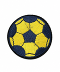 Yellow Football Embroidered Iron-On/Sew-On Patch – 45mm Yellow Football Embroidered Iron-On/Sew-On Patch – 45mm
