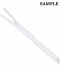 40cm WHITE 501 YKK #5 Nylon Coil Closed-End Zipper for Tote Bags & Medium Bags YKK #5 Nylon Coil Closed-End Zipper for Tote Bags & Medium Bags