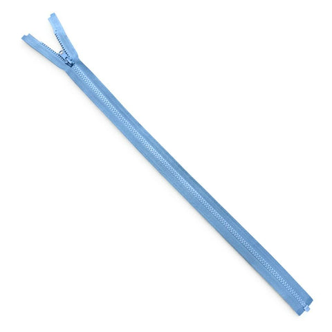 55cm BLUE 546 YKK #5 Resin Vislon Open-End Zipper for Jackets YKK #5 Resin Vislon Open-End Zipper for Jackets