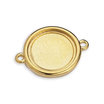Zamak Cast Setting Tray 16mm 2 Eyes 25x19mm Connector link Zamak Cast Setting Φ16mm 2 eyes 25x19mm
