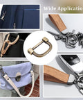 Zinc Alloy D-Clasps – Antique Bronze Bag Hardware Accessories, D-Shaped Strap Connector Zinc Alloy D-Clasps – Antique Bronze Bag Hardware Accessories, D-Shaped Strap Connector