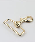 LIGHT GOLD Zinc Alloy Snap Hook Lobster Clasps Buckles, 5.1x2cm Zinc Alloy Snap Hook Lobster Clasps Buckles, 5.1x2cm