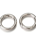 Zinc Alloy Spring Gate Rings, Platinum, 35x5mm Zinc Alloy Spring Gate Rings, Platinum, 35x5mm