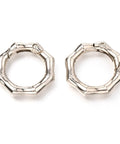 Zinc Alloy Spring Gate Rings, Polygon Ring, Platinum, 29x6mm Zinc Alloy Spring Gate Rings, Polygon Ring, Platinum, 29x6mm