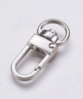 PLATINUM Zinc Alloy Swivel Clasps, 34mm Zinc Alloy Swivel Clasps, 34mm