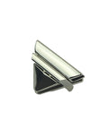 PLATINUM Zinc Alloy Twist Bag Lock Purse Catch Clasps, Triangle Zinc Alloy Twist Bag Lock Purse Catch Clasps, Triangle
