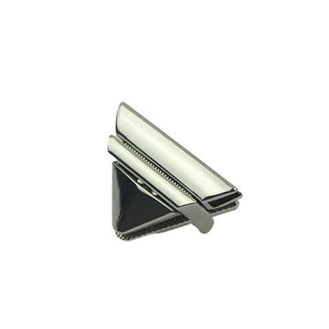 PLATINUM Zinc Alloy Twist Bag Lock Purse Catch Clasps, Triangle Zinc Alloy Twist Bag Lock Purse Catch Clasps, Triangle