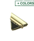 Zinc Alloy Twist Bag Lock Purse Catch Clasps, Triangle Zinc Alloy Twist Bag Lock Purse Catch Clasps, Triangle