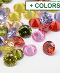 (ZR9077-5-X) Cubic Zirconia Cabochons, Grade A, Diamond, 5mm (20 PCS) (ZR9077-5-X) Cubic Zirconia Cabochons, Grade A, Diamond, 5mm (20 PCS)
