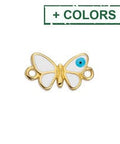 10pcs Alloy Butterfly Μotif with Eye, 17x9mm 10pcs Alloy Butterfly Μotif with Eye, 17x9mm