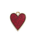 10pcs. Alloy Floral Heart Pendant, 16x13mm 10pcs. Alloy Floral Heart Pendant, 16x13mm