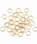 150pcs. 304 Stainless Steel Jump Rings, Golden, 4mm 150pcs. 304 Stainless Steel Jump Rings, Golden, 4mm