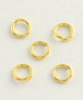 8x0.8mm 150pcs. 304 Stainless Steel Jump Rings, Golden 150pcs. 304 Stainless Steel Jump Rings, Golden