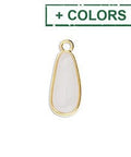 20pcs. Alloy Flat Drop, 18mm 20pcs. Alloy Flat Drop, 18mm