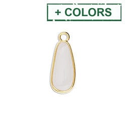 20pcs. Alloy Flat Drop, 18mm 20pcs. Alloy Flat Drop, 18mm