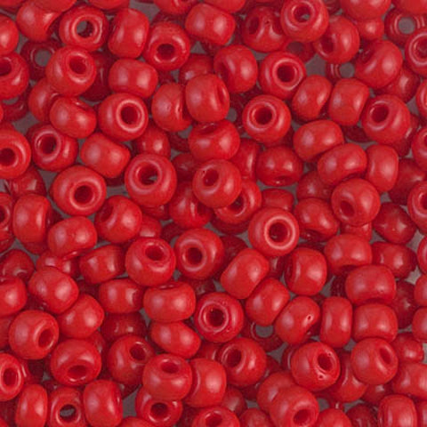 250g Miyuki Seed Beads 6/0 Opaque Dark Red 0408 250g Miyuki Seed Beads 6/0 Opaque Dark Red 0408