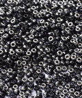 250g Miyuki Seed beads 8/0 Black Chrome 250g Miyuki Seed beads 8/0 Black Chrome