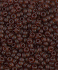 250G MIYUKI SEED BEADS 8/0 MATTED DARK TOPAZ (MSB8-0134F-250G) 250G MIYUKI SEED BEADS 8/0 MATTED DARK TOPAZ (MSB8-0134F-250G)