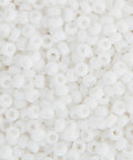250g Miyuki Seed Beads 8/0 White Opaque, 0402 M8-0402 SEED BEADS 8/0 WHITE OPAQUE