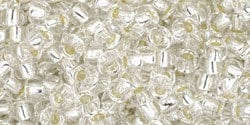 250g TOHO - Round 8/0 : Silver-Lined Crystal  (TR-08-21-250G) 250g TOHO - Round 8/0 : Silver-Lined Crystal  (TR-08-21-250G)