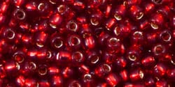 250g TOHO - Round 8/0 : Silver-Lined Ruby (TR-08-25C-250G) 250g TOHO - Round 8/0 : Silver-Lined Ruby (TR-08-25C-250G)