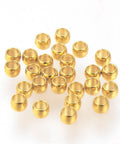 250pcs. 304 Stainless Steel Spacer Beads, Rondelle, Golden, 3x2mm 250pcs. 304 Stainless Steel Spacer Beads, Rondelle, Golden, 3x2mm