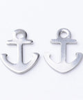 304 Stainless Steel Anchor Charms, 14x10.5mm 304 Stainless Steel Anchor Charms, 14x10.5mm