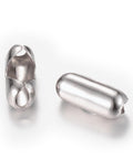 304 Stainless Steel Ball Chain Connectors,: about 6.5mm long 304 Stainless Steel Ball Chain Connectors, Stainless Steel Color Size: about 6.5mm long, 2.5mm in diameter, 2mm inner diameter, hole: 1mm.