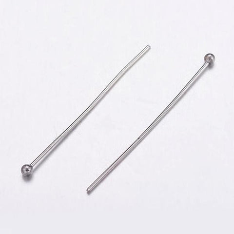304 Stainless Steel, Ball Head pins Pins, 40x0.7mm 304 Stainless Steel, Ball Head pins Pins, 40x0.7mm