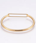 304 Stainless Steel Bangle, Golden Size: about 45x58mm inner diameter, 4mm wide 304 Stainless Steel Bangles, Golden Size: about 45x58mm inner diameter, 4mm wide
