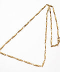 304 Stainless Steel Bar Link Chains Necklaces, Golden (43.7cm) 304 Stainless Steel Bar Link Chains Necklaces, Golden (43.7cm)