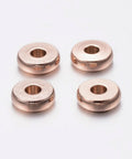 304 Stainless Steel Bead Spacers, Donut, Rose Gold 8MM 304 Stainless Steel Bead Spacers, Donut, Rose Gold Size: about 8mm in diameter, 2.5mm thick, hole: 3mm