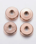 304 Stainless Steel Bead Spacers, Donut, Rose Gold 8MM 304 Stainless Steel Bead Spacers, Donut, Rose Gold Size: about 8mm in diameter, 2.5mm thick, hole: 3mm