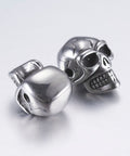 304 Stainless Steel Beads, Skull, Antique Silver, 14MM (1 PC) 304 Stainless Steel Beads, Skull, Antique Silver Size: about 9.5mm wide, 14mm long, 9mm thick, hole: 2mm.