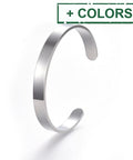 304 Stainless Steel Blank Custom Engraved Name Text Bangle 304 Stainless Steel Blank Custom Engraved Name Text Bangle