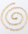 304 Stainless Steel Cable Chain Necklace Golden, 44.5cm 304 Stainless Steel Cable Chain Necklace Golden, 44.5cm