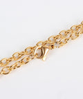 304 Stainless Steel Cable Chain Necklace Golden (59.9cm) long 304 Stainless Steel Cable Chain Necklace Golden (59.9cm) long