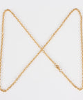 304 Stainless Steel Cable Chain Necklace Golden (59.9cm) long 304 Stainless Steel Cable Chain Necklace Golden (59.9cm) long
