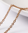 304 Stainless Steel Cable Chains, Golden 2mm wide 304 Stainless Steel Cable Chains, Golden 2mm wide